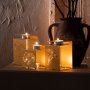 WALLXPERT Set svećnjaka Ginkgo Tealight APT549 Gold - slika 1