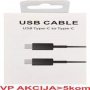 GEMBIRD Kabl USB-C na USB-C, USB3.0, 1m, black (159) - slika 1