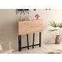 HANAH HOME Pomoćni stočić Ebruli Atlantic Pine Black - slika 2