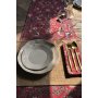 HERMIA Nadstolnjak Burgundy Flower 45 x 150 - slika 4