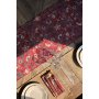 HERMIA Nadstolnjak Burgundy Flower 45 x 150 - slika 5