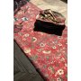 HERMIA Nadstolnjak Burgundy Flower 45 x 150 - slika 1