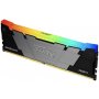 KINGSTON 16GB DDR4 3600MT/s CL16 FURY Renegade RGB Black XMP KF436C16RB12A/16 - slika 1