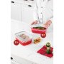 HERMIA Set kutija za čuvanje hrane BNM 0797 Red - slika 2