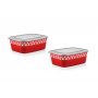 HERMIA Set kutija za čuvanje hrane BNM 0797 Red - slika 4