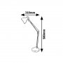 RABALUX 6409 Carter Stona Lampa 6409 - slika 2