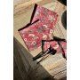 HERMIA Set salveta Burgundy Flower 45 x 45 - slika 5