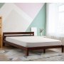 HANAH HOME Bračni krevet Letto 180 Walnut - slika 1