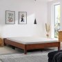 HANAH HOME Bračni krevet Loft 120 Walnut - slika 1