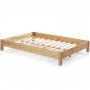 HANAH HOME Bračni krevet Loft 120 Light Brown - slika 3