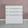 HANAH HOME Uzglavlje za krevet Fuga 90LK Shiny White - slika 1