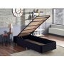 HANAH HOME Krevet Ela Single Black (100 x 200) - slika 2