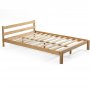 HANAH HOME Krevet Letto 90 Light Brown - slika 3