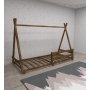 HANAH HOME Krevet Panda Walnut - slika 2