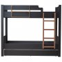 HANAH HOME Krevet na sprat Asya Y Anthracite Walnut - slika 3
