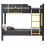 HANAH HOME Krevet na sprat Asya Anthracite - slika 2