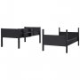 HANAH HOME Krevet na sprat Asya Anthracite Walnut - slika 3