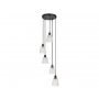 RABALUX Visilica Jarina 5x40W crna 5334 - slika 1