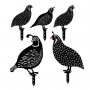 WALLXPERT Dekorativni set Quails - slika 1