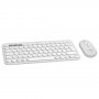 LOGITECH Pebble2 Wireless Combo US tastatura + miš bela - slika 2