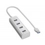 FAST ASIA USB 3.0 na 4xHUB 3.0 metal sivi (784) - slika 1