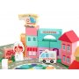 ECO TOYS Edukativne drvene kocke CITY sa podlogom 121kom - slika 3