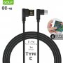 GOLF Mikro usb kabl 1m 90° GC-48m crni (00G98) - slika 1