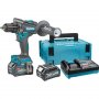 MAKITA HP001GD201 XGT Akumulatorska vibraciona bušilica-zavrtač, 40V, 2st - slika 1