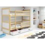 BALOO Bonny Krevet na Sprat 190x80 Pine - Beli (8415) - slika 1
