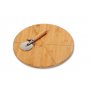 KESPER Daska za pizzu set 2 kom bambus 32 cm sa točkićem za sečenje KSP58465 - slika 2