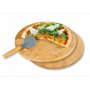 KESPER Daska za pizzu set 2 kom bambus 32 cm sa točkićem za sečenje KSP58465 - slika 1