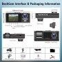 KETTZ DVR Dual auto kamera HD-K909 + Rikverc - slika 2