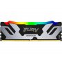 KINGSTON DIMM DDR5 32GB 6400MT/s KF564C32RSA-32 FURY Renegade Silver RGB XMP - slika 2