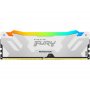 KINGSTON DIMM DDR5 32GB 6400MT/s KF564C32RWA-32 FURY Renegade White RGB XMP - slika 2