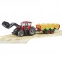 BRUDER Traktor utovarivač sa prikolicom za bale - slika 2