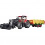 BRUDER Traktor utovarivač sa prikolicom za bale - slika 1
