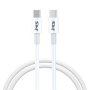 MS Kabl USB-C na USB-C, 100W, 1m, beli (0001271998) - slika 1