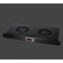 LOGILINK Ventilator panel sa 2 ventilatora i termostatom, 1U, 465 x 220, crni (4780) - slika 4