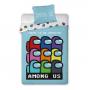 FARO Posteljina za decu Among Us Blue 160x200 - slika 1