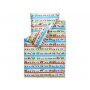 TOP BEDS Posteljina 140x100 - Cars And Stripes - slika 1
