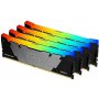 KINGSTON DIMM DDR4 128GB 4x32GB 3600MHz KF436C18RB2AK4/128 FURY Renegade RGB - slika 1