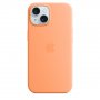 APPLE IPhone 15 Silicone Case w MagSafe - Orange Sorbet (mt0w3zm/a) - slika 1