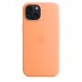 APPLE IPhone 15 Silicone Case w MagSafe - Orange Sorbet (mt0w3zm/a) - slika 4