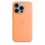 APPLE IPhone 15 Pro Silicone Case w MagSafe - Orange Sorbet (mt1h3zm/a) - slika 2