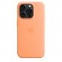 APPLE IPhone 15 Pro Silicone Case w MagSafe - Orange Sorbet (mt1h3zm/a) - slika 3