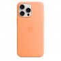 APPLE IPhone 15 Pro Max Silicone Case w MagSafe - Orange Sorbet (mt1w3zm/a) - slika 1