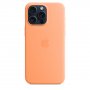 APPLE IPhone 15 Pro Max Silicone Case w MagSafe - Orange Sorbet (mt1w3zm/a) - slika 3