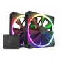 NZXT F140 RGB Twin Pack 140mm ventilator crni (RF-R14DF-B1) - slika 1