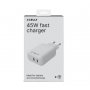 CELLY Kućni punjač ProPower od 45W sa 2 USB C konektora (TC2USBC45WWH) - slika 2