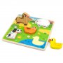 VIGA Taktilne puzzle farma - slika 2